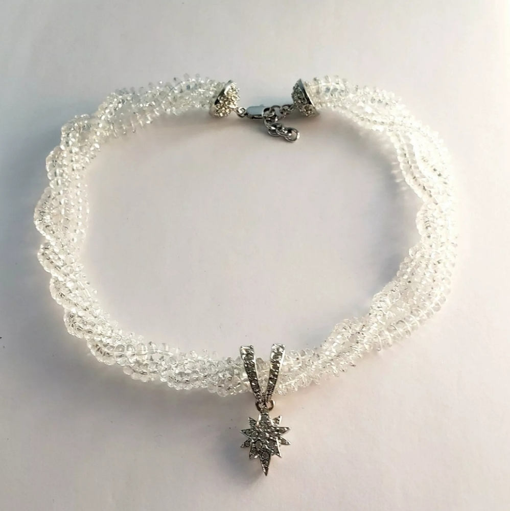 Franklin Mint 1999 Swarovski Crystal Bead Necklace